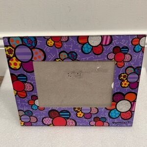 Romero Britto flower picture frame 4 x 6
